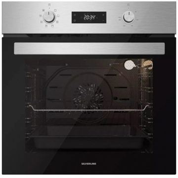 ჩასაშენებელი ელექტრო ღუმელი Silverline BO6504X02, 72L, Built-In, Silver