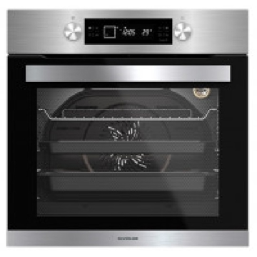 Silverline BO6505X01, 72L, Built-In, Silver