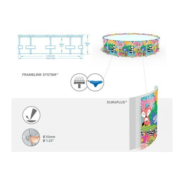 Bestway 5612-F, 3221L, Swimming Pool