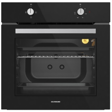 Silverline HA6501B02, 72L, Built-In, Black