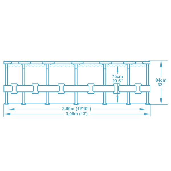  Bestway 5612-E, 8680L, Swimming Pool