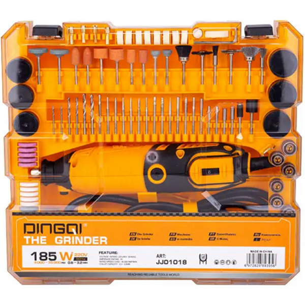 ბორმანქანა Dingqi JJ01018, 35000Rpm, Black/Orange