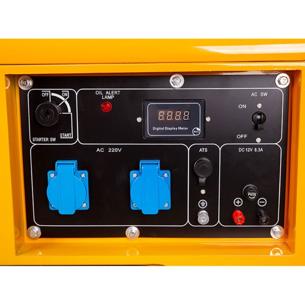 გენერატორი Dingqi 108500AB, 5kW, Diesel Generator, Orange