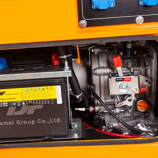 გენერატორი Dingqi 108500AB, 5kW, Diesel Generator, Orange