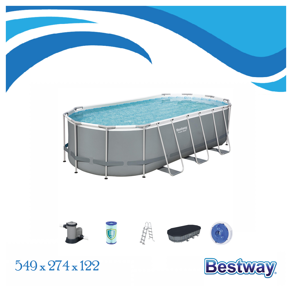 კარკასული აუზი Bestway 56710, 13430L, Swimming Pool