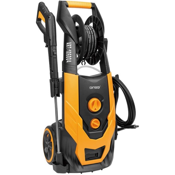 მაღალი წნევის სარეცხი აპარატი Dingqi 106004, 2500W, Pressure Washer, Black/Orange