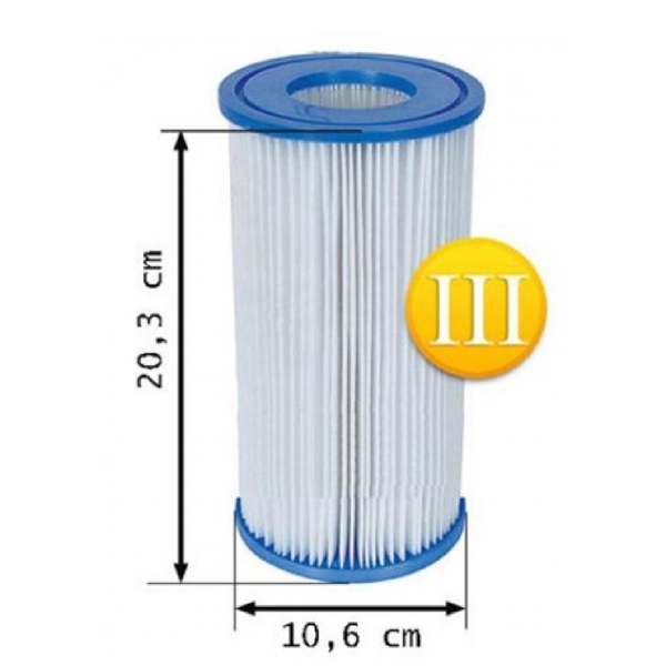 აუზის ფილტრის კარტრიჯი Bestway 58012, Filter Cartridge