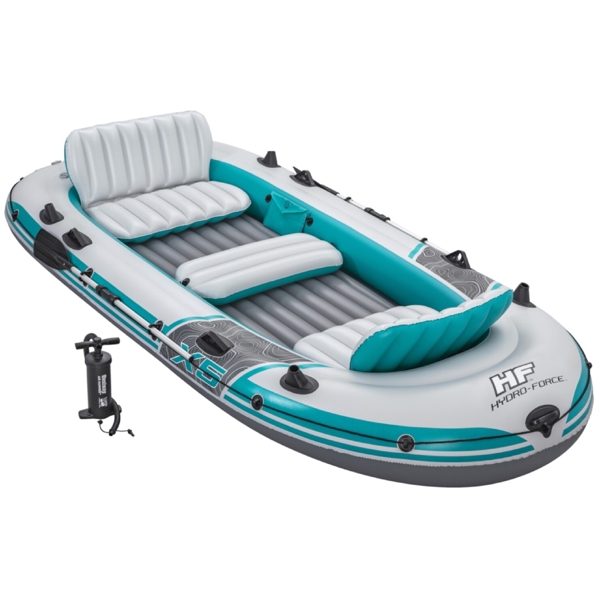 გასაბერი ნავი Bestway 65159 Adventure Elite X5 Raft Set, 5 Set, 600Kg, Inflatable Boat, Grey