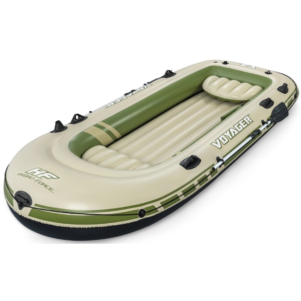 გასაბერი ნავი Bestway 65156 Hydro-Force Voyager X4, 4 Set, 480Kg, Inflatable Boat, Green