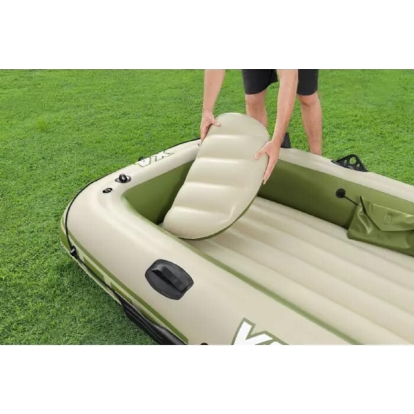 გასაბერი ნავი Bestway 65156 Hydro-Force Voyager X4, 4 Set, 480Kg, Inflatable Boat, Green