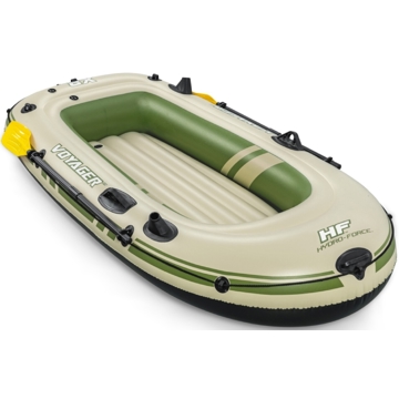 გასაბერი ნავი Bestway 65163, Hydro-Force Voyager X2 Raft, 2 Set, 240Kg, Inflatable Boat, Green