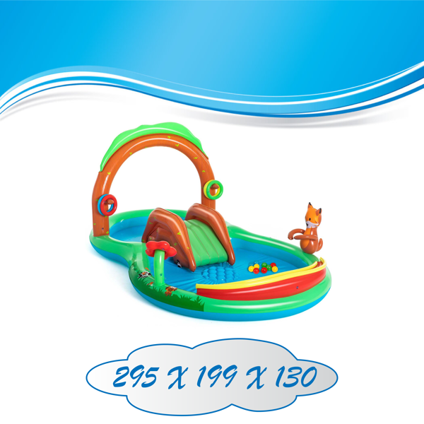 გასაბერი აუზი Bestway 53093, 214L, Swimming Pool With Play Centre