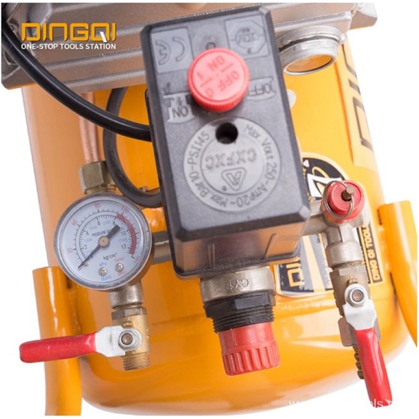 კომპრესორი Dingqi 108024, 2000W, 24L, Air Compressor, Orange