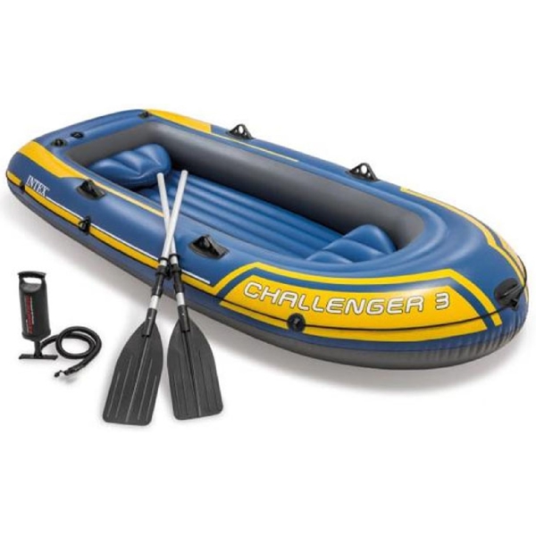 Intex 68370, Challenger 3, 300Kg, Inflatable Boat, Blue