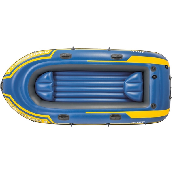 გასაბერი ნავი Intex 68370, Challenger 3, 300Kg, Inflatable Boat, Blue