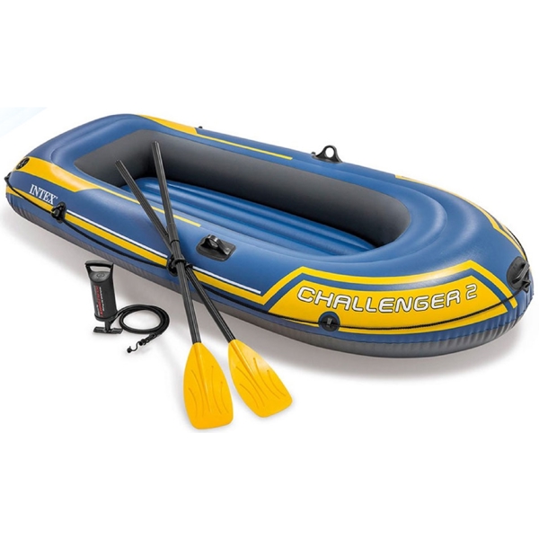 Intex 68367, Challenger 2, 2 Set, 170Kg, Inflatable Boat, Blue