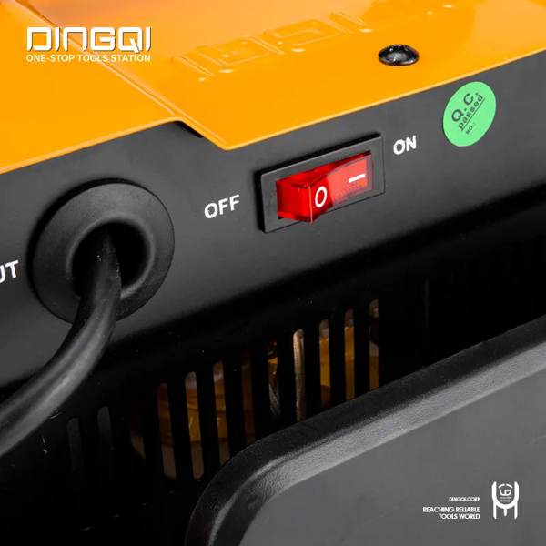 Dingqi 106020, Battery Charger, Black/Orange