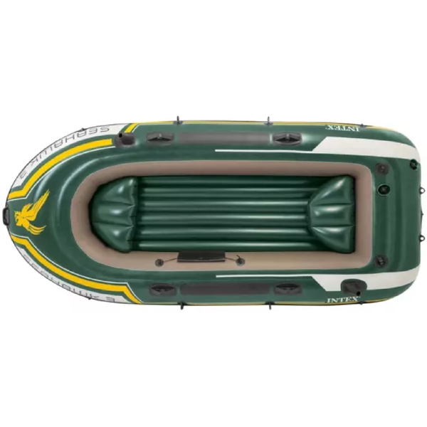 Intex 68351, Seahawk 3 Set, 400Kg, Inflatable Boat, Green