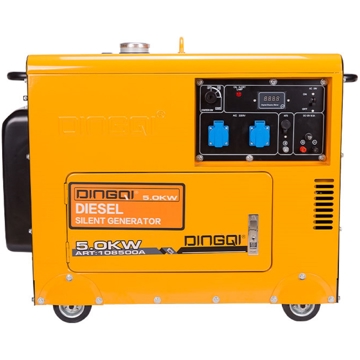 გენერატორი Dingqi 108500A, 5kW, Diesel Generator, Orange