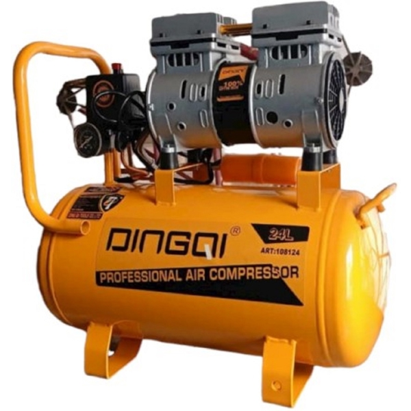 კომპრესორი Dingqi 108124, 800W, 24L, Air Compressor, Orange