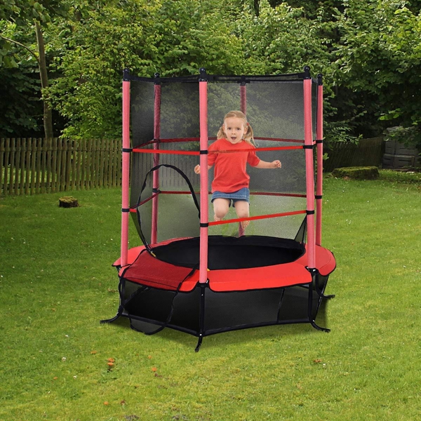 ბატუტი DIA 1.4M 4.5FT, Trampoline, Red