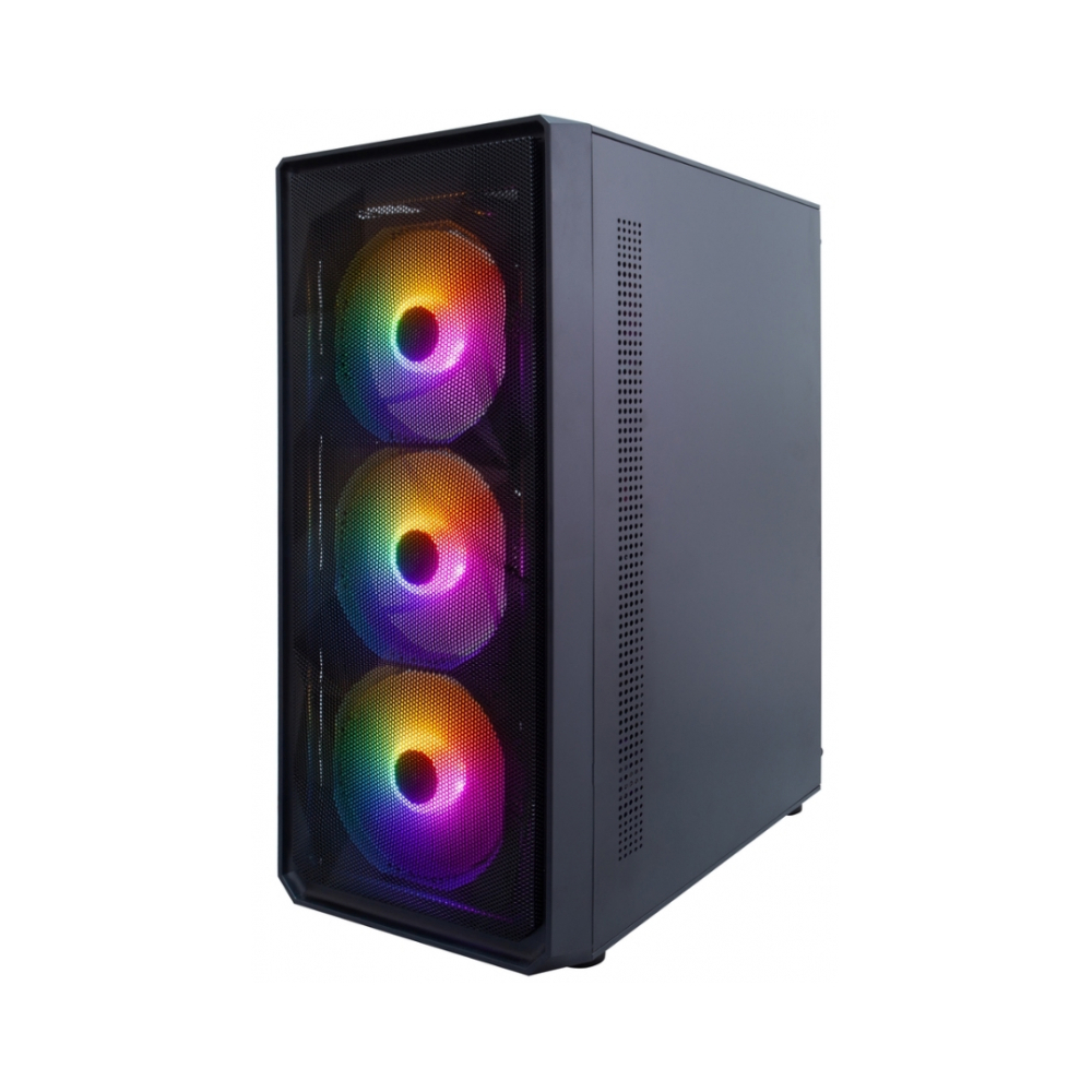 1STPLAYER  FD3-BK-4F1, Computer Case, MidT, ATX, micro-ATX, USB 2.0, USB 3.0, Black