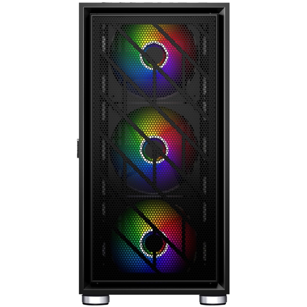 1STPlayer AR-7 AR-7-4G6P, Computer Case, MidT, MicroATX, Mini-ITX, USB 3.2, 2xUSB 2.0, Black