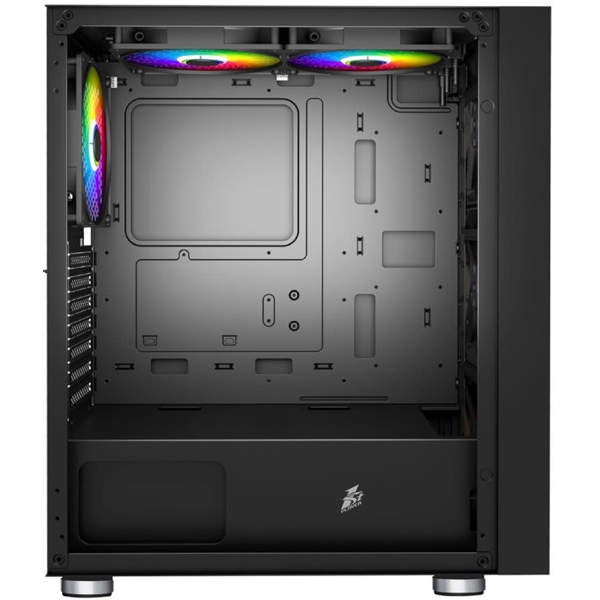 ქეისი 1STPlayer AR-7 AR-7-4G6P, Computer Case, MidT, MicroATX, Mini-ITX, USB 3.2, 2xUSB 2.0, Black