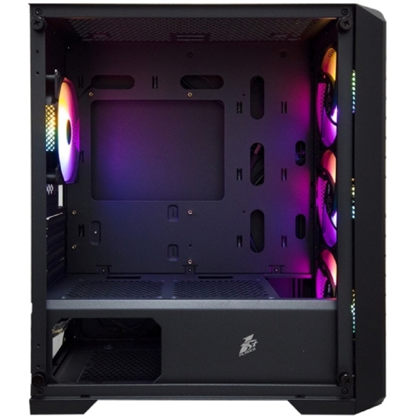 1STPlayer T5-BK-4F1 TRILOBITE T5, Computer Case, MicroATX, Mini-ITX, USB 3.2, 2xUSB 2.0, Black