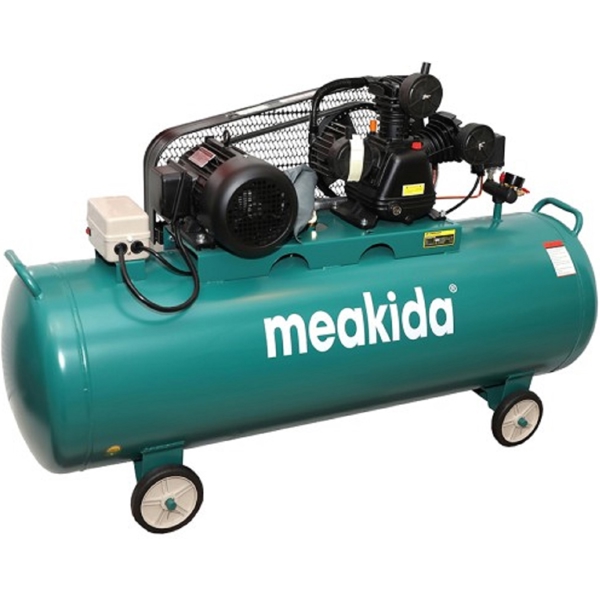 კომპრესორი Meakida 3090/8B, 7500W, 300L, Air Compressor, Green