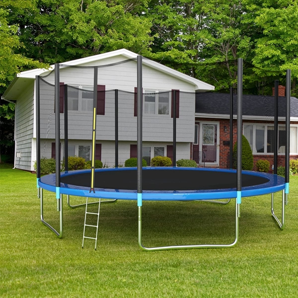 DIA 4.88M 16FT, Trampoline, Blue