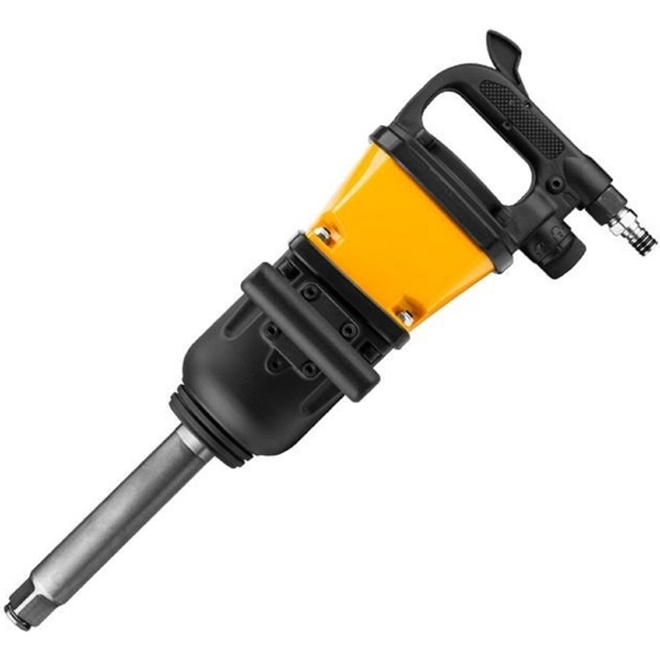 ქანჩის გასაღები Dingqi 76065, Cordless Impact Wrench, Black/Orange