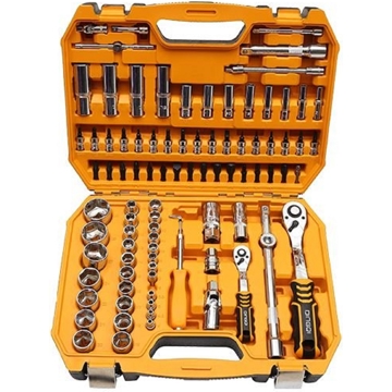 ხელსაწყოების ნაკრები Dingqi 14052, Tool Set, Black/Orange