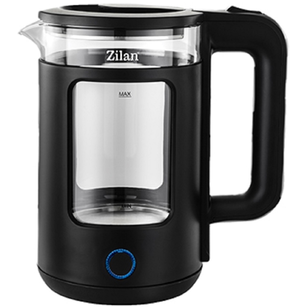 ელექტრო ჩაიდანი Zilan ZLN6128, 1650W, 1.5L, Electric Kettle, Black