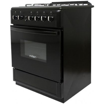 Millen FT6403GBZB, 4 Gas, Oven Gas, Black