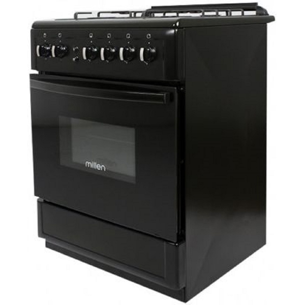 Millen FT6403GBZB, 4 Gas, Oven Gas, Black