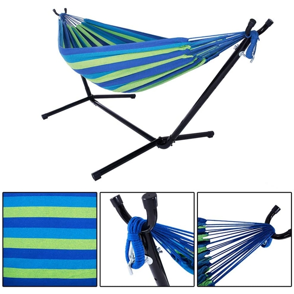 ჰამაკი+სადგამი HAMST1, 200Kg, Outdoor, Hammock