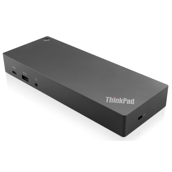 Lenovo 40AF0135EU ThinkPad, Hybrid USB-C/USB-A Docking Station, RJ45, 3.5mm, DP, HDMI, Black