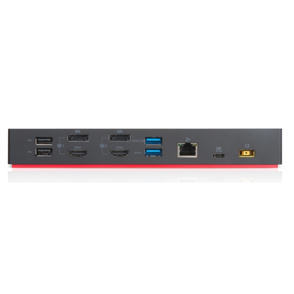 Lenovo 40AF0135EU ThinkPad, Hybrid USB-C/USB-A Docking Station, RJ45, 3.5mm, DP, HDMI, Black