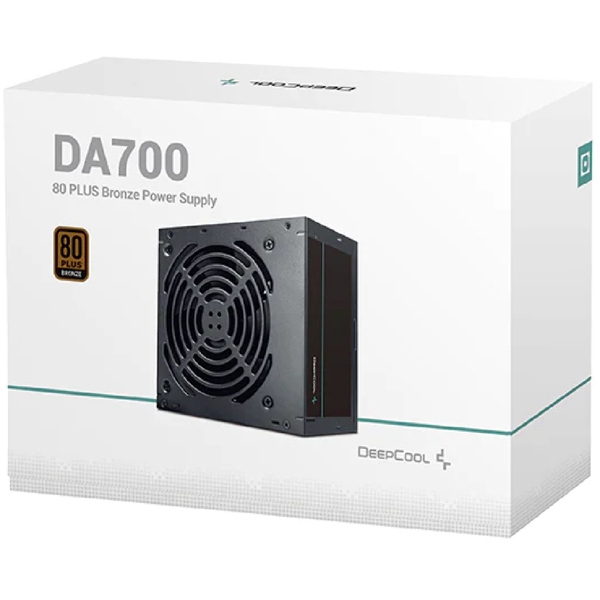 კვების ბლოკი Deepcool DA700, 700W, 80 Plus, Power Supply, Black