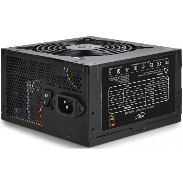 კვების ბლოკი Deepcool DQ650ST, 650W, 80 Plus, Power Supply, Black