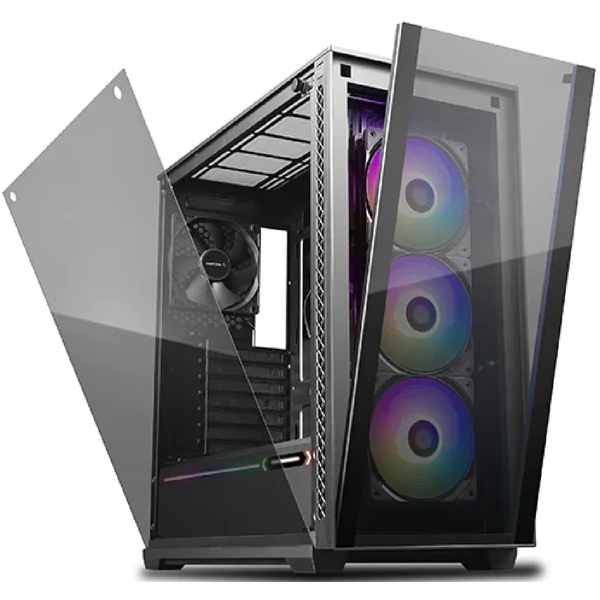 ქეისი Deepcool MATREXX 70 ADD-RGB 3F, Computer Case, MidT, MicroATX, Mini-ITX, 2×USB3.0, USB2.0, Black