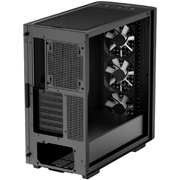 ქეისი Deepcool CK560, Computer Case, MicroATX, Mini-ITX, USB-C, 2xUSB3.0, Black