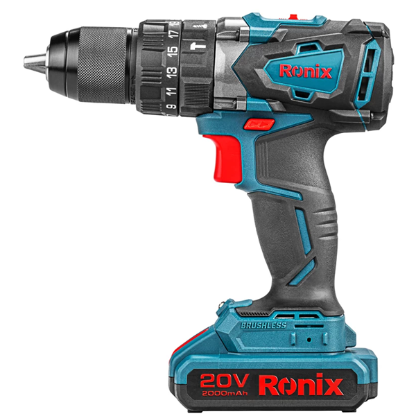 სახრახნისი Ronix 8905K, 2000Rpm, Black/Blue