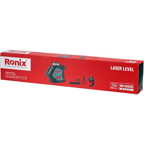 თარაზო Ronix RH-9503G, Leveling Tool, Black/Blue
