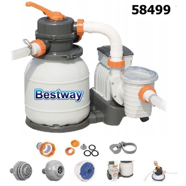 აუზის ფილტრი Bestway 58499, 7751L/h, Filter