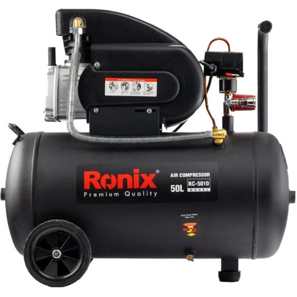კომპრესორი Ronix RC-5010, 1490W, 50L, Air Compressor, Black