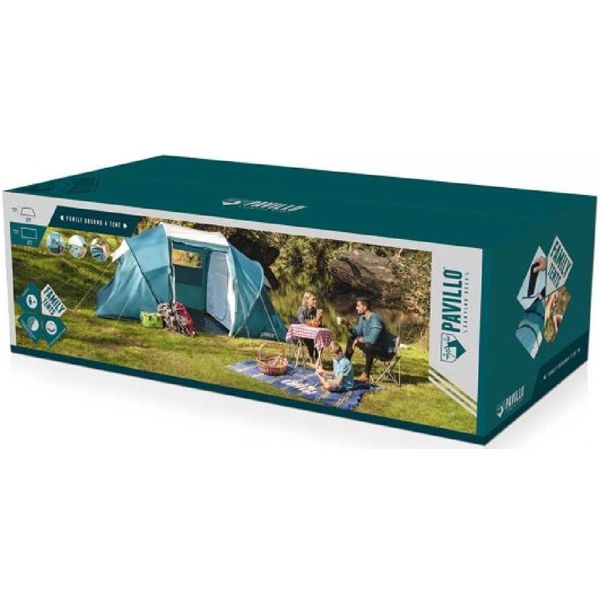 კარავი Bestway 68094, 6 Person Tent, Blue