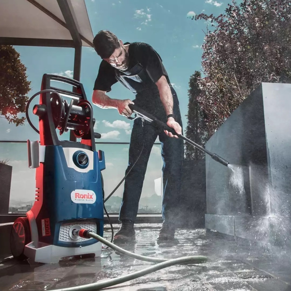 მაღალი წნევის სარეცხი აპარატი Ronix RP-1160, 2200W, Pressure Washer, Blue/White