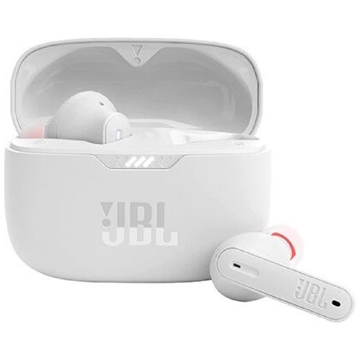 JBL T230, Earbuds, Wireless, Bluetooth, USB, IPX4, White